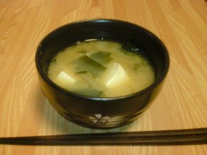 Sopa light de miso y tofu
